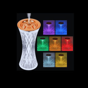 Humidificador con Lámpara Ambiental y 7 Colores de Luz